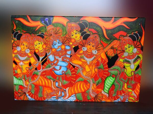 Mural Embossed on Wood 4×3